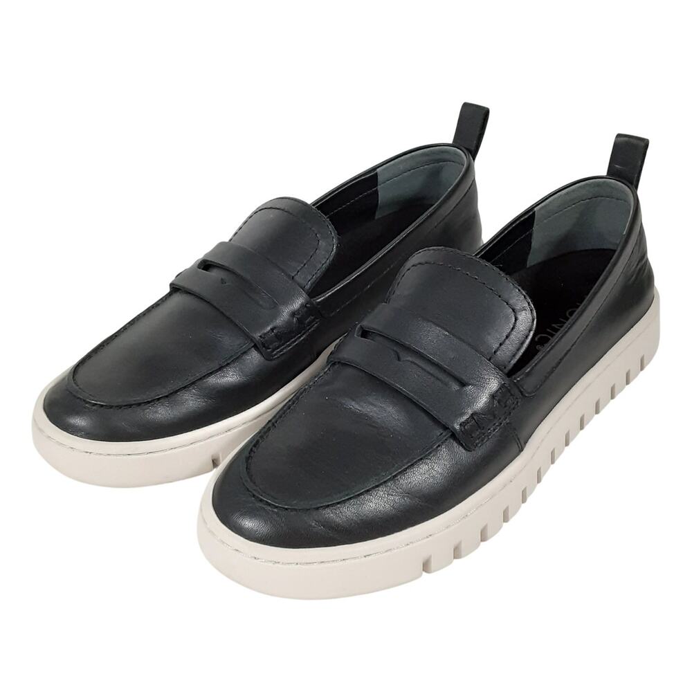 Vionic Uptown Loafers Black Womens 6 Chunky Penny Loafers Whimsygoth Academia
